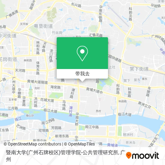 暨南大学(广州石牌校区)管理学院-公共管理研究所地图