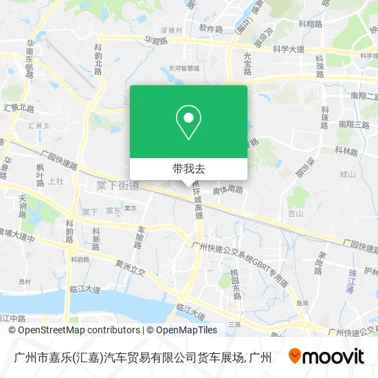 广州市嘉乐(汇嘉)汽车贸易有限公司货车展场地图