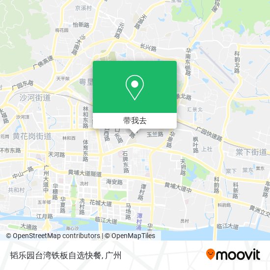 韬乐园台湾铁板自选快餐地图