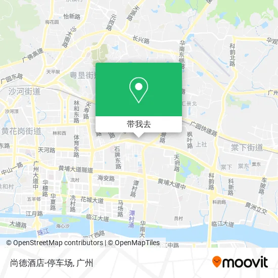 尚德酒店-停车场地图
