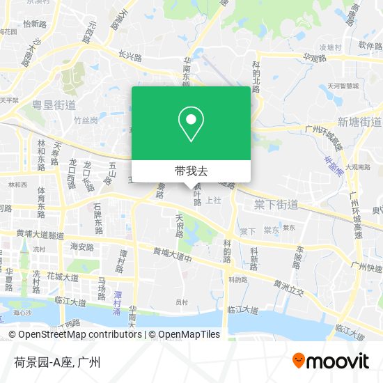 荷景园-A座地图
