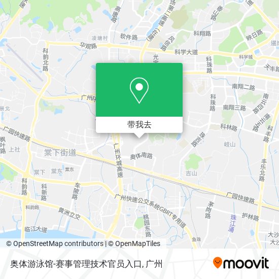 奥体游泳馆-赛事管理技术官员入口地图