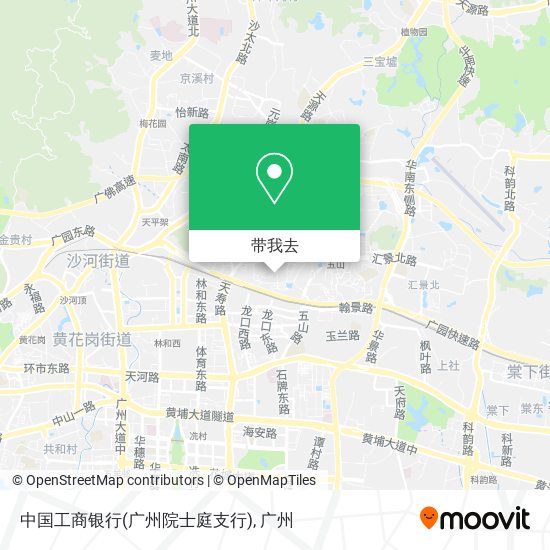 中国工商银行(广州院士庭支行)地图