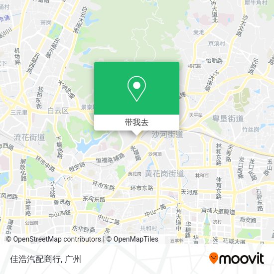佳浩汽配商行地图