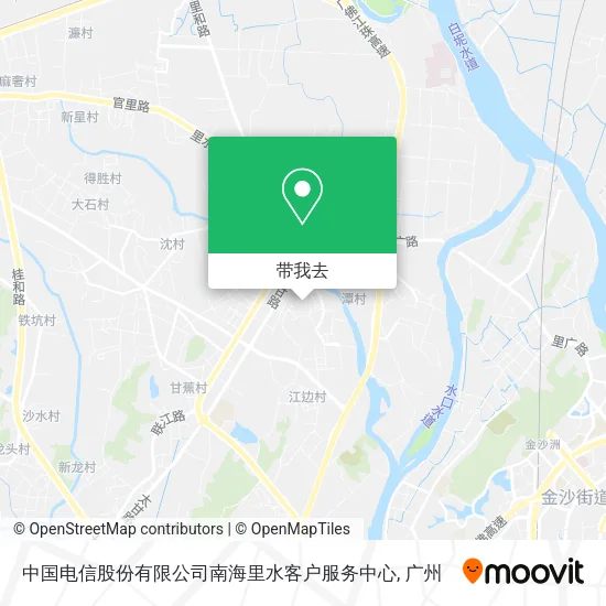 中国电信股份有限公司南海里水客户服务中心地图