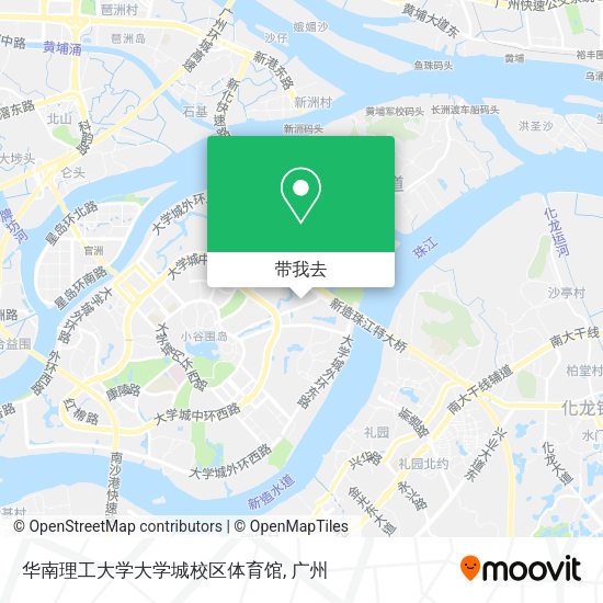 华南理工大学大学城校区体育馆地图
