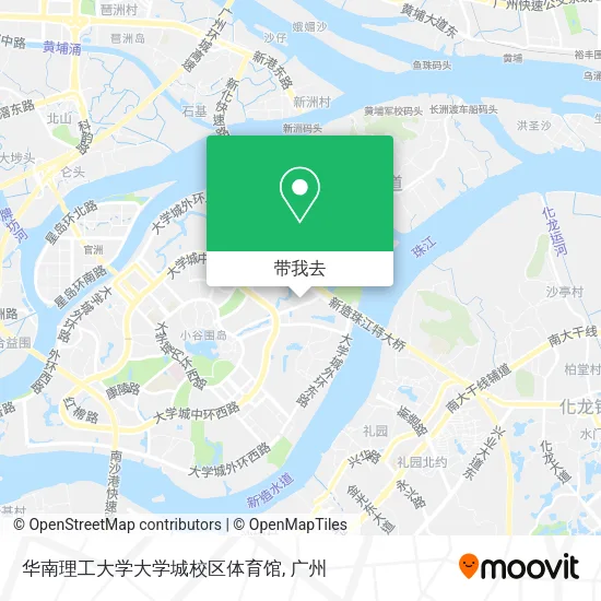 华南理工大学大学城校区体育馆地图