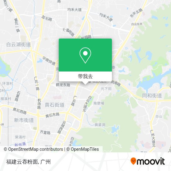 福建云吞粉面地图