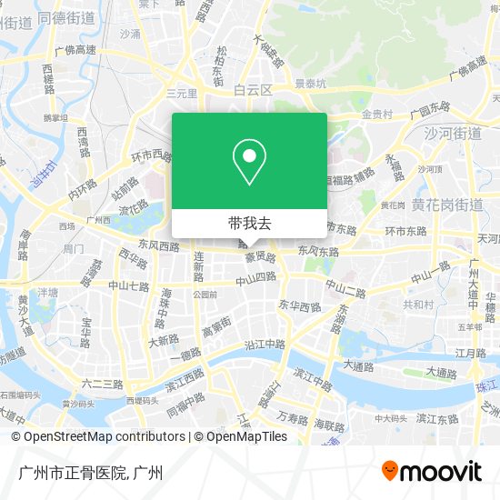 广州市正骨医院地图