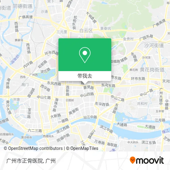广州市正骨医院地图