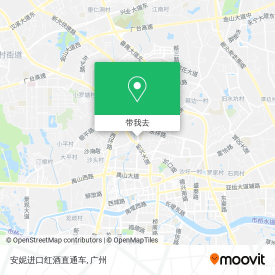 安妮进口红酒直通车地图
