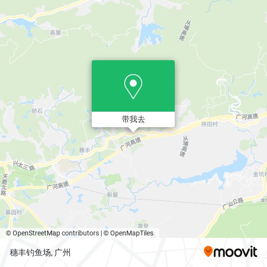 穗丰钓鱼场地图