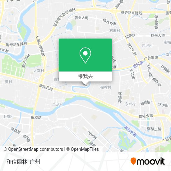 和信园林地图