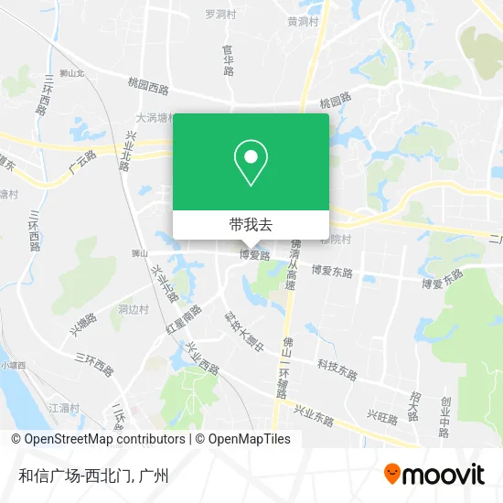 和信广场-西北门地图