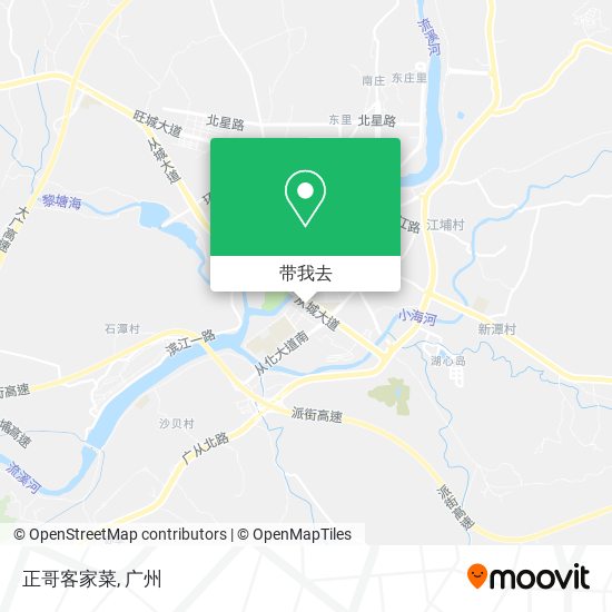 正哥客家菜地图