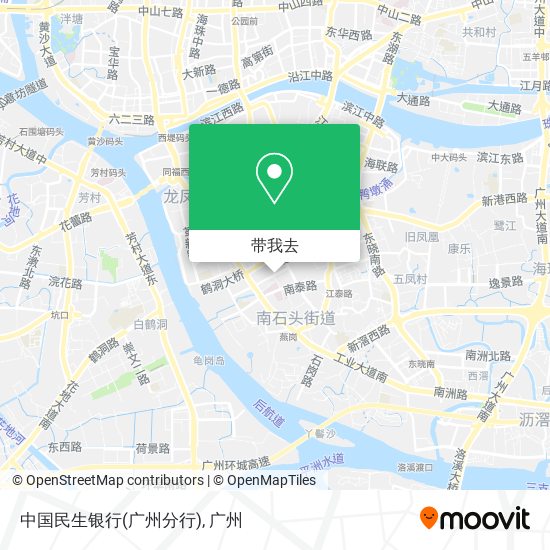 中国民生银行(广州分行)地图