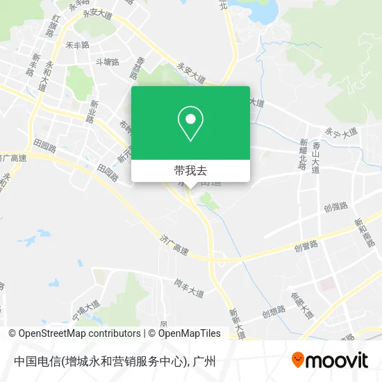 中国电信(增城永和营销服务中心)地图