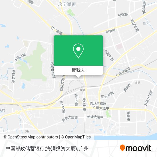 中国邮政储蓄银行(海润投资大厦)地图