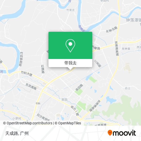 天成路地图