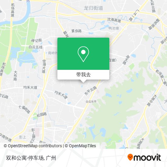 双和公寓-停车场地图