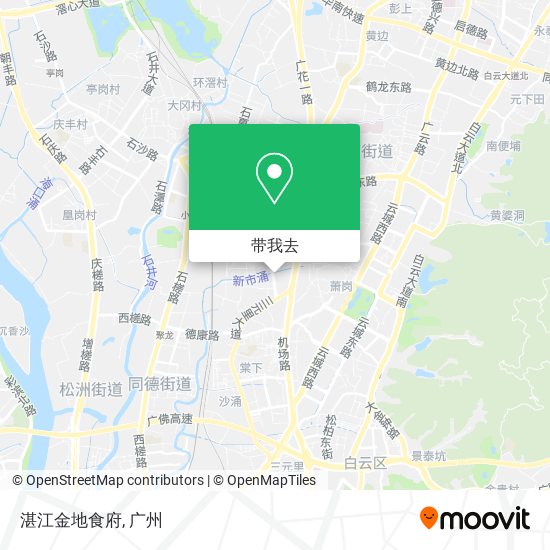 湛江金地食府地图