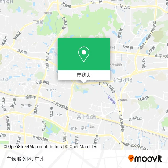 广氮服务区地图