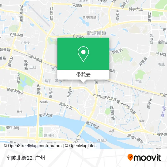 车陂北街22地图