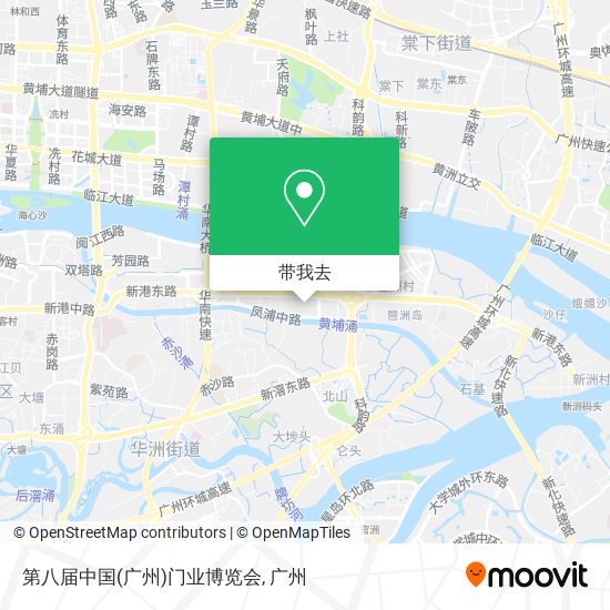 第八届中国(广州)门业博览会地图
