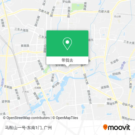 马鞍山一号-东南1门地图
