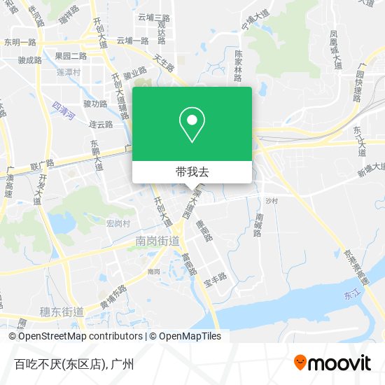 百吃不厌(东区店)地图