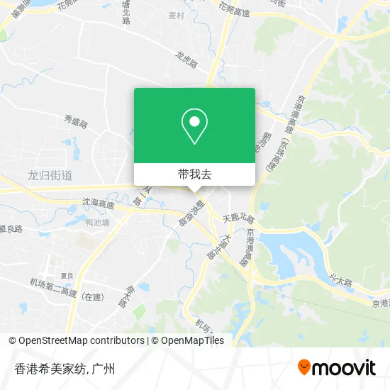香港希美家纺地图