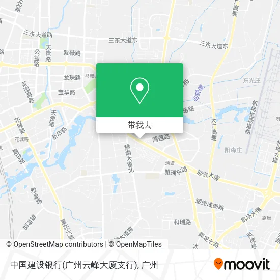 中国建设银行(广州云峰大厦支行)地图