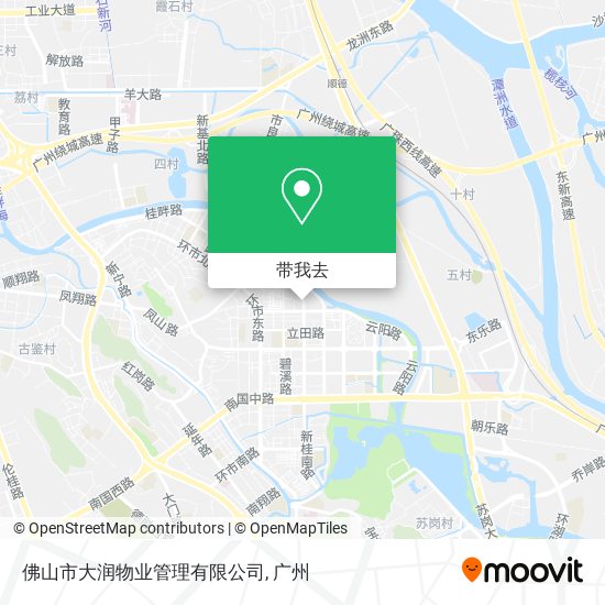 佛山市大润物业管理有限公司地图
