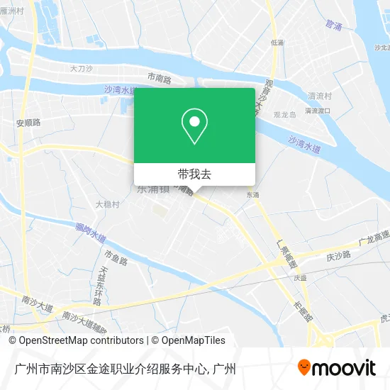 广州市南沙区金途职业介绍服务中心地图