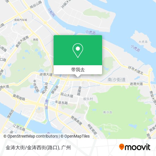 金涛大街/金涛西街(路口)地图