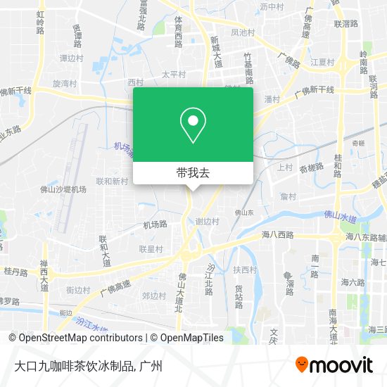 大口九咖啡茶饮冰制品地图
