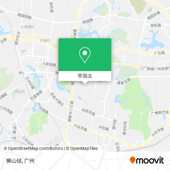 狮山镇地图