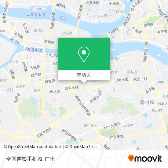 全国连锁手机城地图