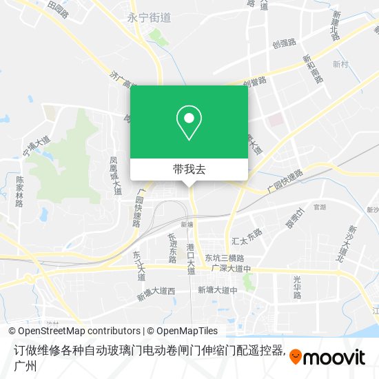 订做维修各种自动玻璃门电动卷闸门伸缩门配遥控器地图