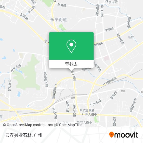 云浮兴业石材地图