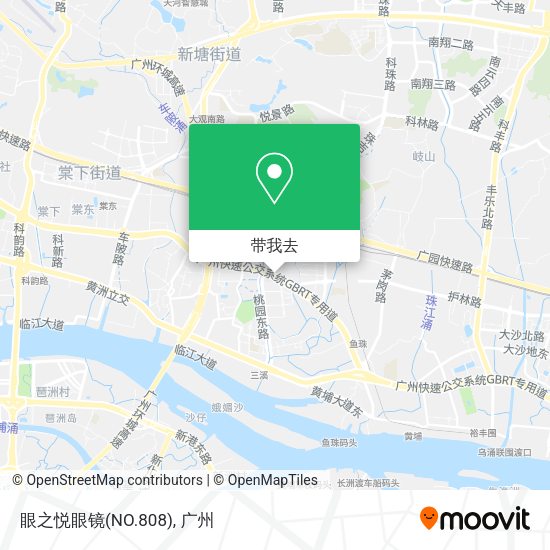 眼之悦眼镜(NO.808)地图