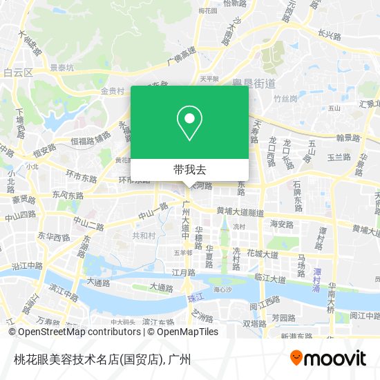桃花眼美容技术名店(国贸店)地图