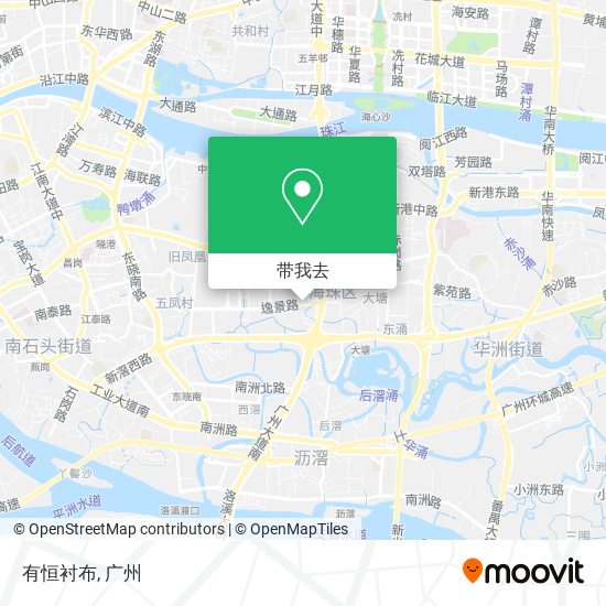 有恒衬布地图