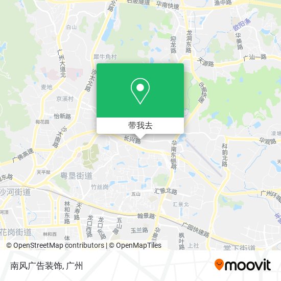 南风广告装饰地图