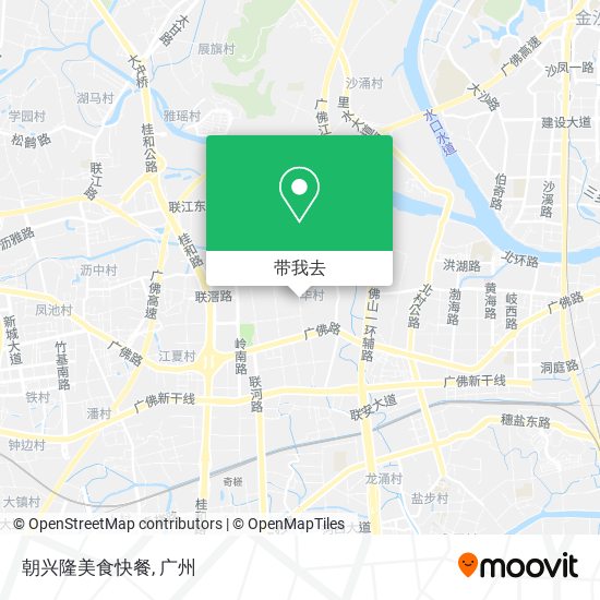朝兴隆美食快餐地图