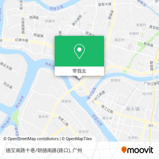 德宝南路十巷/朝德南路(路口)地图
