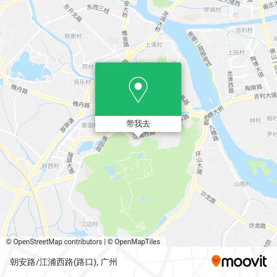 朝安路/江浦西路(路口)地图