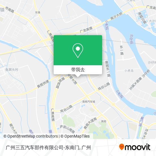 广州三五汽车部件有限公司-东南门地图