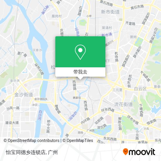 怡宝同德乡连锁店地图
