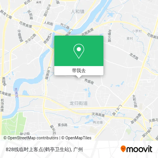 828线临时上客点(鹤亭卫生站)地图